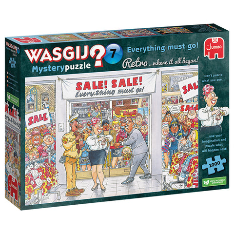 Wasgij Mystery Retro #7: Everything Must Go! 1000pc Puzzle