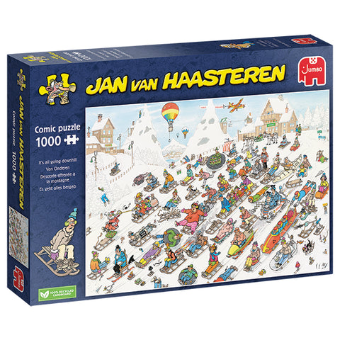 It's All Going Downhill by Jan van Haasteren 1000pc Puzzle