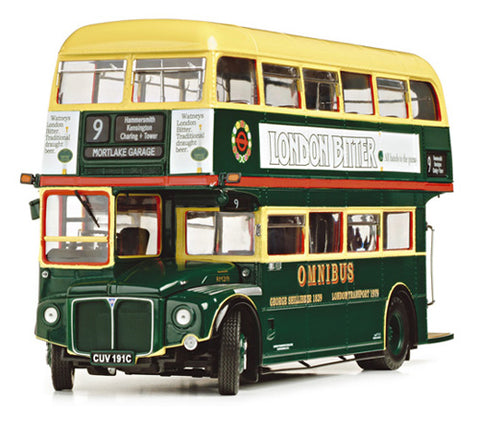 1958 Routemaster Bus RM2191 (Red/Silver) 1:24 Diecast Model Car