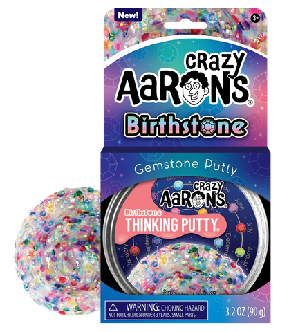 Crazy Aaron's Thinking Putty: Birthstone
