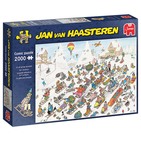 It's All Going Downhill by Jan van Haasteren 2000pc Puzzle
