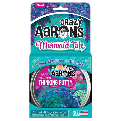 Crazy Aaron's Thinking Putty: GlowBrights - Mermaid Tales