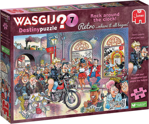 Wasgij Destiny Retro #7: Rock Around the Clock! 1000pc Puzzle
