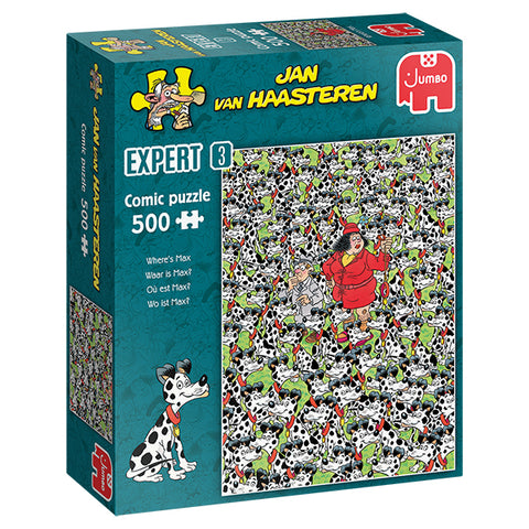 Where's Max? by Jan van Haasteren 500pc Puzzle (Expert)