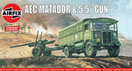 Airfix Vintage Classics: AEC Matador and 5.5" Gun - 1:76 Plastic Model Kit