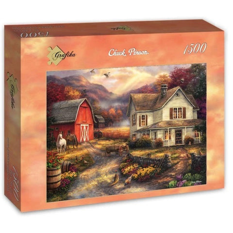Relaxing on the Farm by Chuck Pinson 1500pc Puzzle