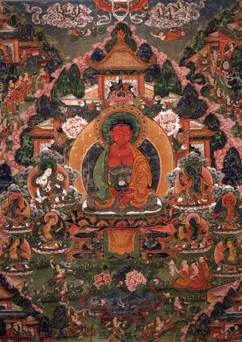 Buddha Amitabha in His Pure Land of Suvakti 500pc Puzzle