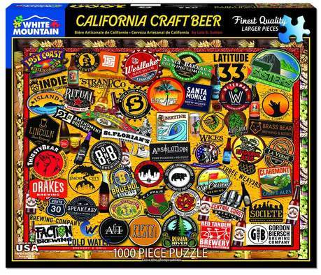 California Craft Beer 1000pc Large Format Puzzle