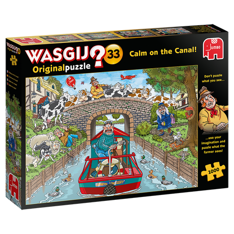 Wasgij Original #33:  Calm on the Canal! 1000pc Puzzle