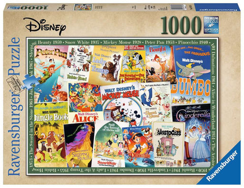 Disney: Vintage Movie Posters 1000pc Puzzle