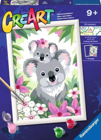 CreArt: Koala Cuties Paint by Numbers Kit