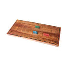 Wooden Cribbage Board with Continuous Track