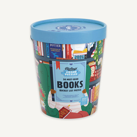 50 Must-Read Books of the World Bucket List 1000pc Puzzle