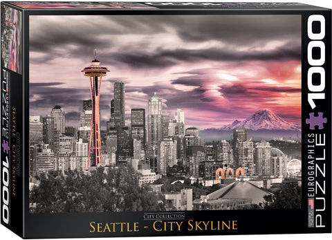 Seattle City Skyline 1000pc Puzzle