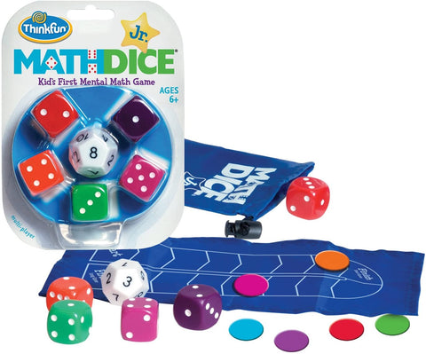 Math Dice Jr: Kids First Mental Math Game