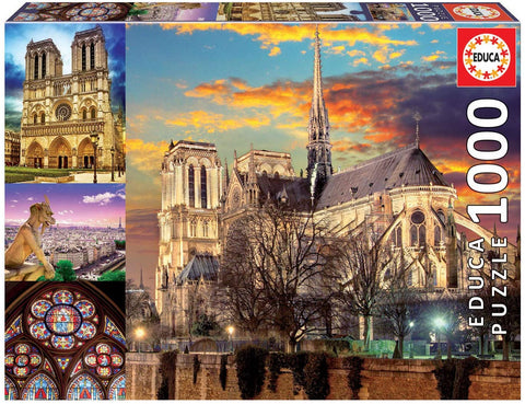 Notre-Dame Collage 1000pc Puzzle