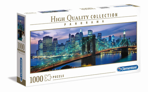 Brooklyn Bridge, New York 1000pc Panoramic Puzzle