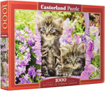 Kittens in Summer Garden 1000pc Puzzle