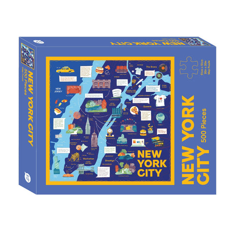 New York City 500pc Map Puzzle