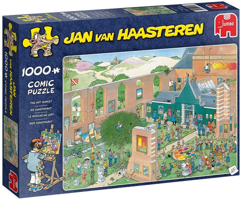 The Art Market by Jan van Haasteren 1000pc Puzzle