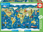 World Map 200pc Puzzle