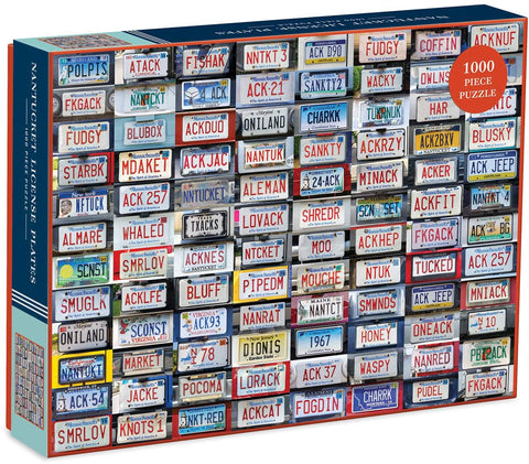 Nantucket License Plates 1000pc Puzzle
