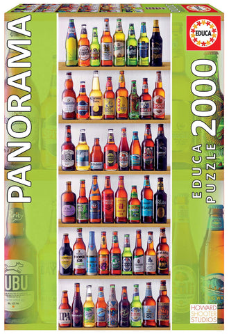 World Beers 2000pc Panoramic Puzzle