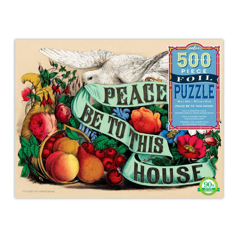 Peace Be to This House 500pc Foil Puzzle