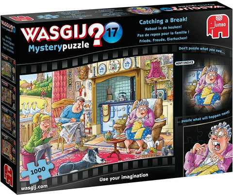 Wasgij Mystery #17: Catching a Break! 1000pc Puzzle