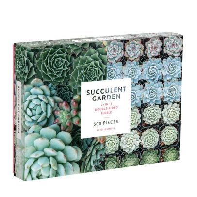 Succulent Garden 500pc Double-Sided Puzzle
