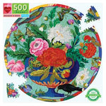 Bouquet & Birds 500pc Round Puzzle