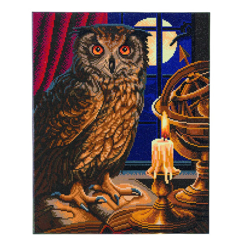 The Astrologer Owl - Large Crystal Art Kit