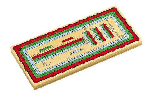 Deluxe Color 3-Track Continuous Cribbage w/ Coloured Track