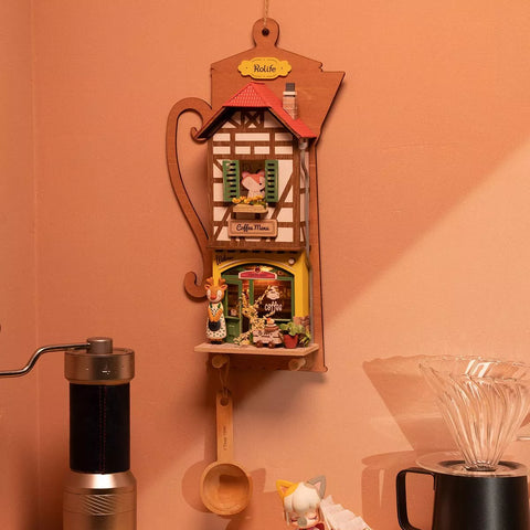 Rolife: DIY Hanging Miniature Kit - Lazy Coffee House