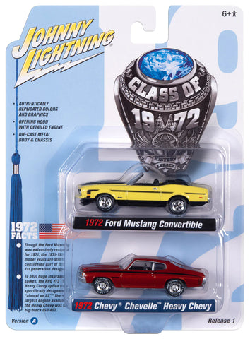 1:64 Johnny Lightning Themed 2 Pack Assortment - Version A (2022 Release 1)