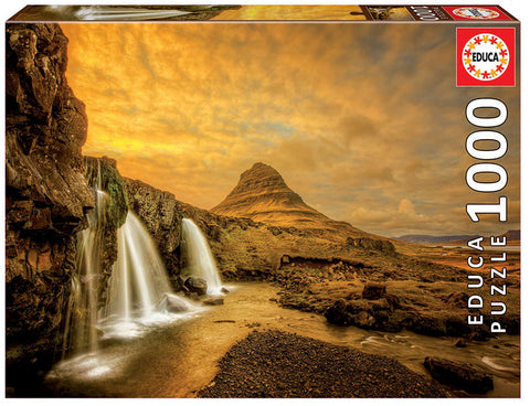 Kirkjufellsfoss Waterfall, Iceland 1000pc Puzzle