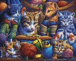 Kittens Knittin' Mittens 300pc Puzzle