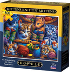 Kittens Knittin' Mittens 300pc Puzzle