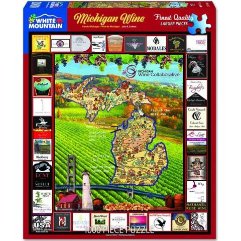 Michigan Wine 1000pc Large Format Puzzle
