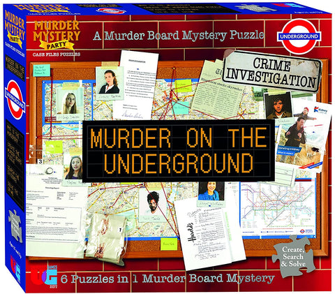 Murder Mystery Case Files: Murder on the Underground 1000pc Board Mystery Puzzle