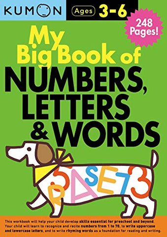 My Big Book of Numbers, Letters, and Words (Ages 3-6)