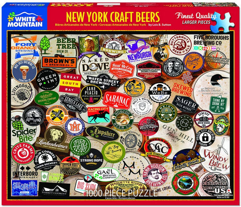 New York Craft Beers 1000pc Large Format Puzzle