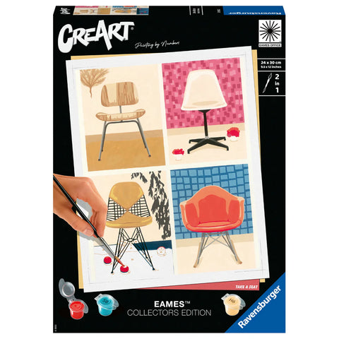 CreArt: Take a Seat by Eames Paint by Numbers Kit
