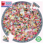 Women March! 500pc Round Puzzle
