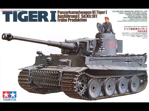 Tamiya: Panzerkampfwagen VI Tiger I, Ausführung E (Sd.Kfz.181) - 1:24 Plastic Model Kit