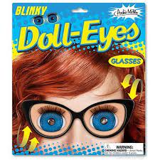 Blinky Doll-Eyes Glasses