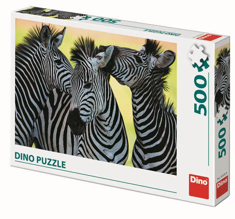 3 Zebras 500pc Puzzle