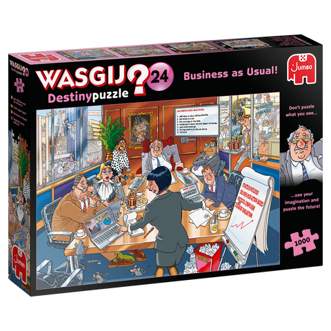 Wasgij Destiny #24: Business as Usual! 1000pc Puzzle