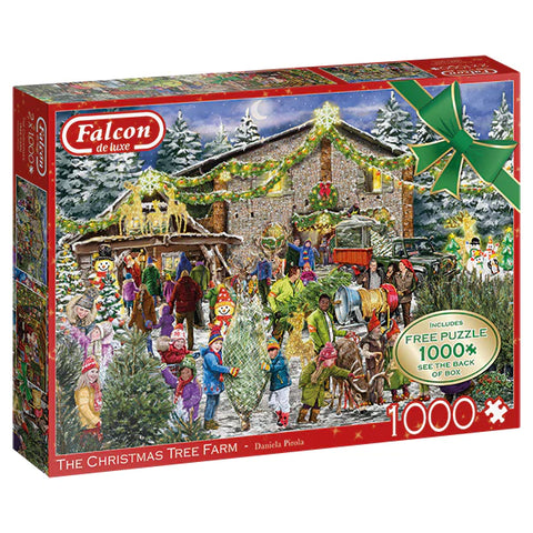 Christmas Tree Farm 2x1000pc Puzzle