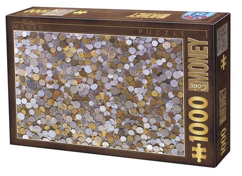 Coins Vintage Collage 1000pc Puzzle